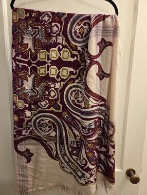 Exquisite Etro milano Cashmir rayon scarf